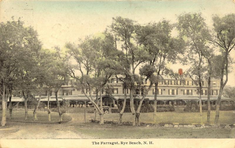 Rye Beach New HampshireStone Dividing WallLong PorchFarragutRazed