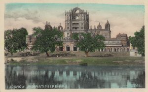 River View Of Lucknow La Martiniere Old Indian Real Photo Postcard