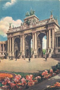 Postcard Belgium Bruxelles Arc du cinquantenaire