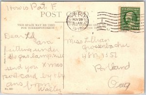 1910's Extortion Both In The Cascade Locks Columbia River Oregon Posted Postcard