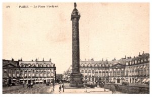 France  Paris La Place Vendome