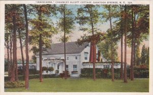 New York Saratoga Springs Inniscara Chauncey Olcott Cottage Curteich