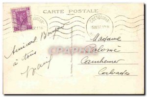 Old Postcard Paimpont Forges de Vieux Chene Near the hotel La Digue of pond f...