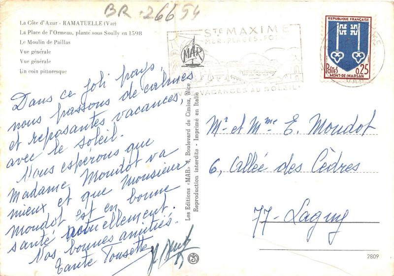 BR26654 Ramatuelle la place de l Ormeau France