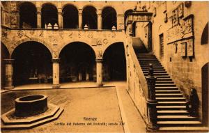 CPA Firenze Cortile del Palazzo del Podesta . ITALY (592185)