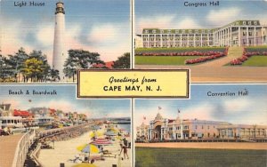 Greetings from Cape May, N. J., USA in Cape May, New Jersey