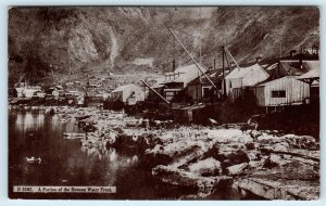 DAWSON, Yukon, Canada   PORTION of the WATERFRONT    c1910s   Postcard 