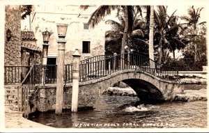 Florida Miami Coral Gables Venetian Pools Real Photo