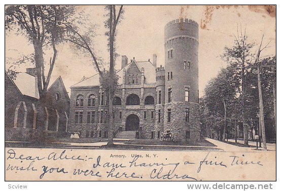 UTICA, New York, PU-1906; Armory