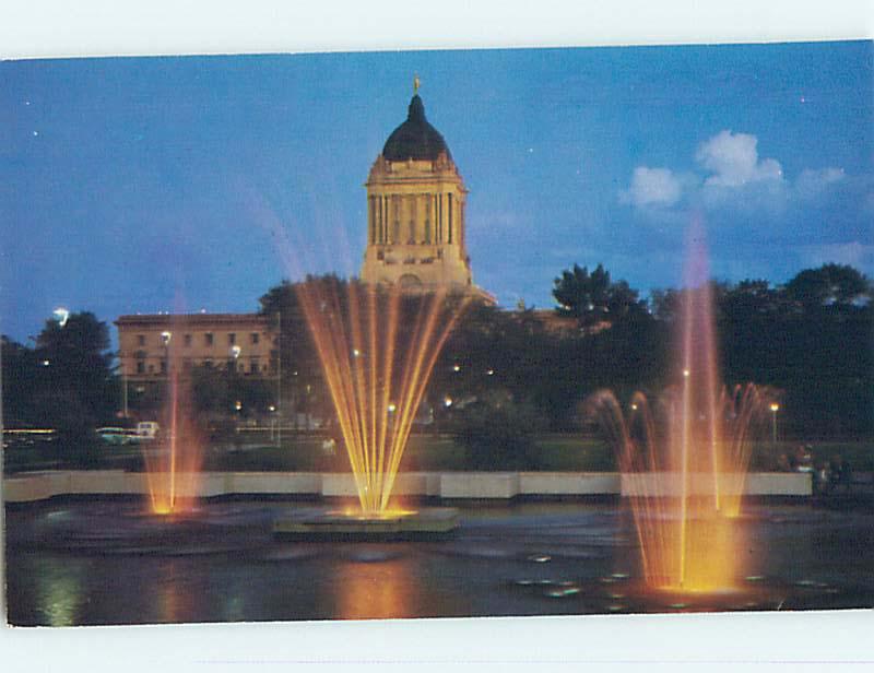 Unused Pre-1980 TOWN VIEW SCENE Winnipeg Manitoba MB p8492