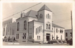 J72/ Natchitoches Louisiana RPPC Postcard c1940s Court House Building 117