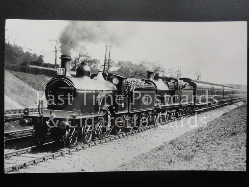 Midland Railway MR Steam Locomotives No.653 & No.715 RP Photocard 120515