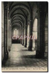Postcard Abbey De La Grande Trappe Netherlands side of church