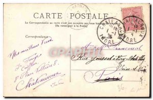 Old Postcard Chateauroux Chateau Raoul