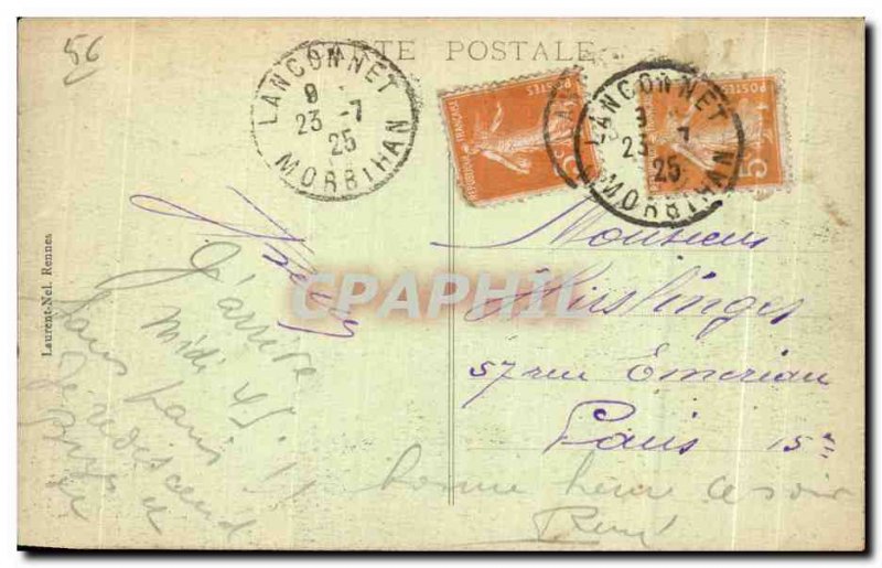 Old Postcard Quiberon Pointe du Scouro