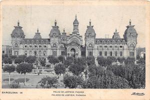 B93416 palacio de justicia fachada barcelona  spain