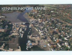 Unused Pre-1980 AERIAL VIEW OF TOWN Kennebunkport Maine ME n1794@