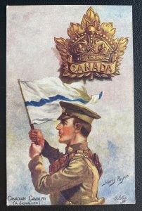 Mint Canada Picture Postcard The Canadian Cavalry Great European War