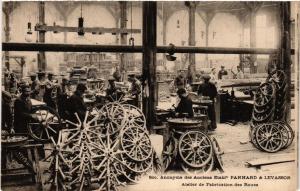 CPA PARIS (15e) PANHARD & LEVASSOR Atelier de Fabrication des Roues (536839)