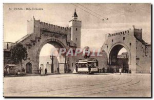 Old Postcard Tunisia Tunis Bab el Kadra