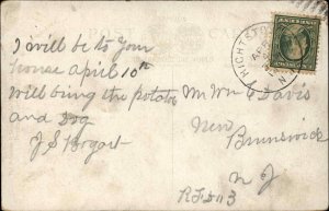 TRENTON NJ Steamer Steamship Burlington c1910 Postcard