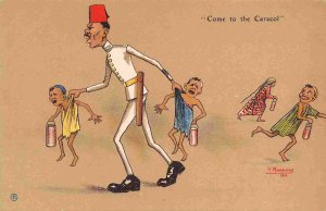 Come to the Caracol artist V Manaviag Egyptian Policeman Humor 1910c postcard