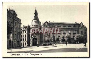 Old Postcard Limoges La Prefecture