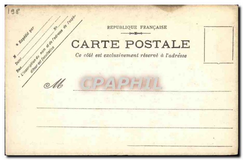 Old Postcard Boat Bouvet has turrets Breastplate