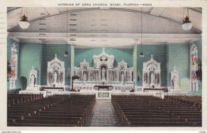 Miami , Florida , 30-40s ; Gesu Catholic Church , Interior