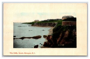 South Cliffs Newport Rhode Island RI UNP DB Postcard T4