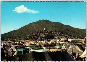 c1970s Mt Arafat Saudi Arabia Bus Camp Tent Shanty Town Crowd Festival 4x6 PC M4