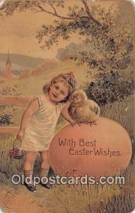 Easter Wishes 1910 Missing Stamp 