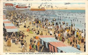 Usual Crowd On The Beach Wildwood By The Sea - Wildwood, New Jersey NJ