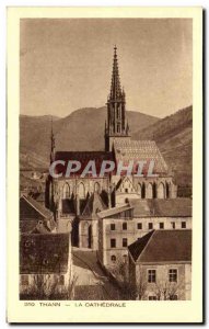 Old Postcard Thann La Cathedrale