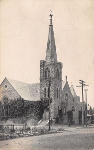Caledonia MN~Old Stone Construction~St John's Catholic Church~Razed~RPPC c1910