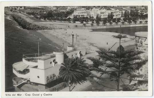 RPPC Vina del Mar Cap. Ducal y Casino, Chile, Standard Size RP