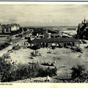 c1950s St. Annes-on-Sea, England Postcard Pier Approach Beach Sand Dunes A376