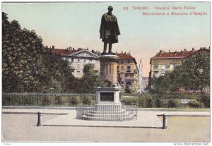 TORINO, Piemonte, Italy, 1900-1910's; Giardini Carlo Felice, Monumento A Mass...