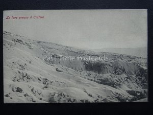 Vesuvius Eruzione Del Vesuvio Lava In Crater Eruption c1906 Rare Postcard-