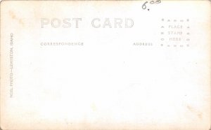 J5/ Lewiston Idaho Real Photo RPPC Postcard c1930s Waterfront Birdseye 81
