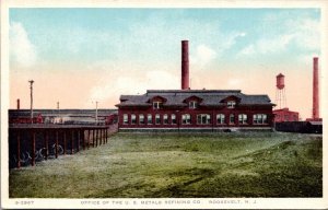 Postcard Office of the U.S. Metals Refining Company Roosevelt, New Jersey~139258 