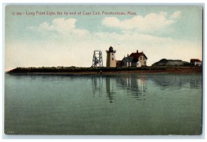 c1910s Long Point Light Scene The Tip End Of Cape Cod Provincetown MA Postcard