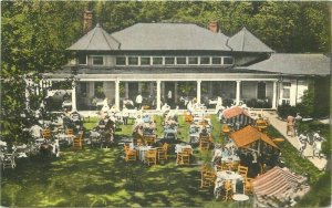 Hot Springs Virginia Homestead Hotel roadside 1920s Albertype Postcard 21-8106