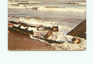Schooner Boat Ship wreckage Ruins Outer Banks