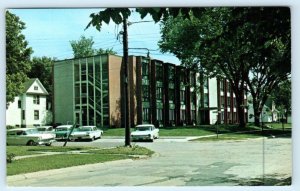 PELLA, Iowa IA ~ Pietenpol Men's Dormitory CENTRAL COLLEGE Campus 1967  Postcard