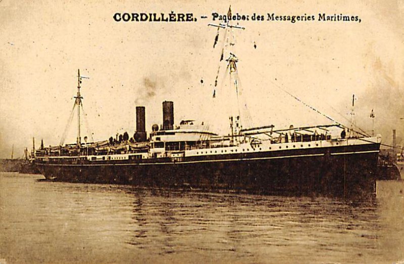 Cordillere French Misc Lines Ship Unused 