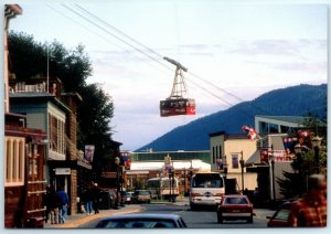 M-20873 The Mount Roberts Tramway leaves downtown Juneau Alaska