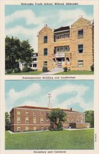 Nebracka Milford Nebrask Trade School Administration Building And Auditorium ...