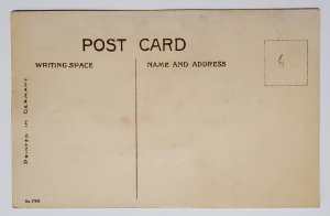 Christmas Greetings Holly Border Bell With Felt Applique Postcard E33