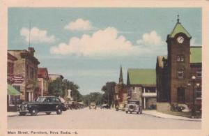 Main Street at Parrsboro NS, Nova Scotia, Canada